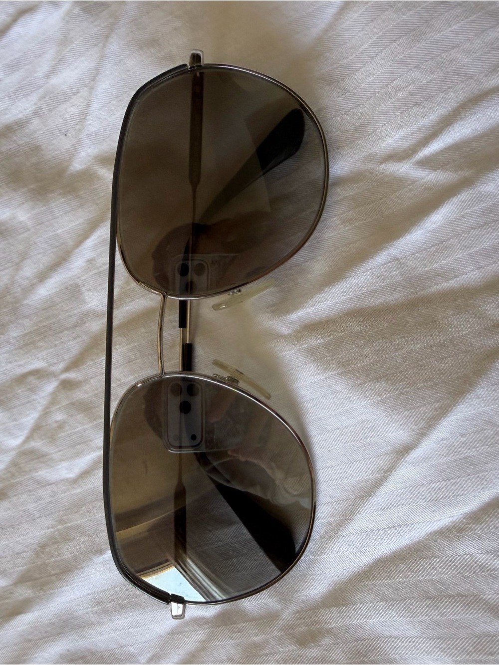 Prada Aviator Sunglasses — Brown Smoke Lenses